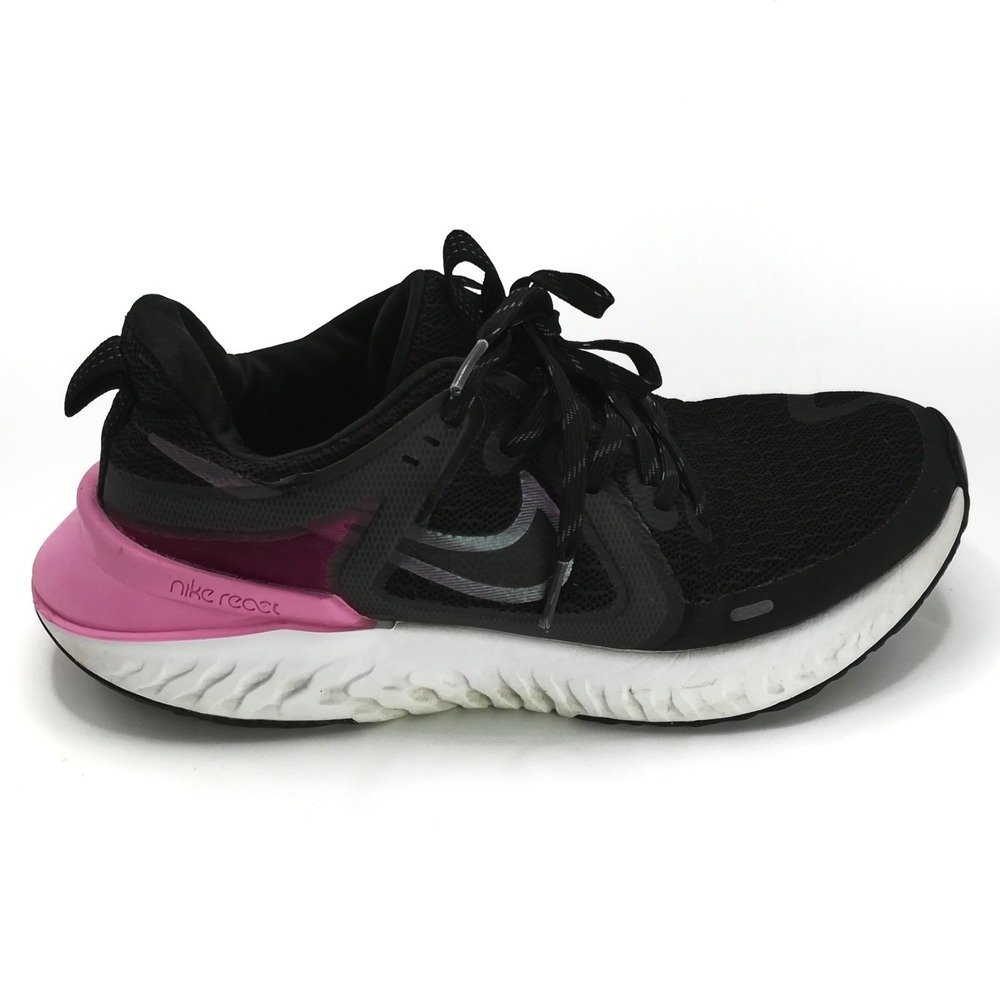 Nike Shoes Womens Sneaker Running Legend React‎ 2 Black Pink Athletic 7